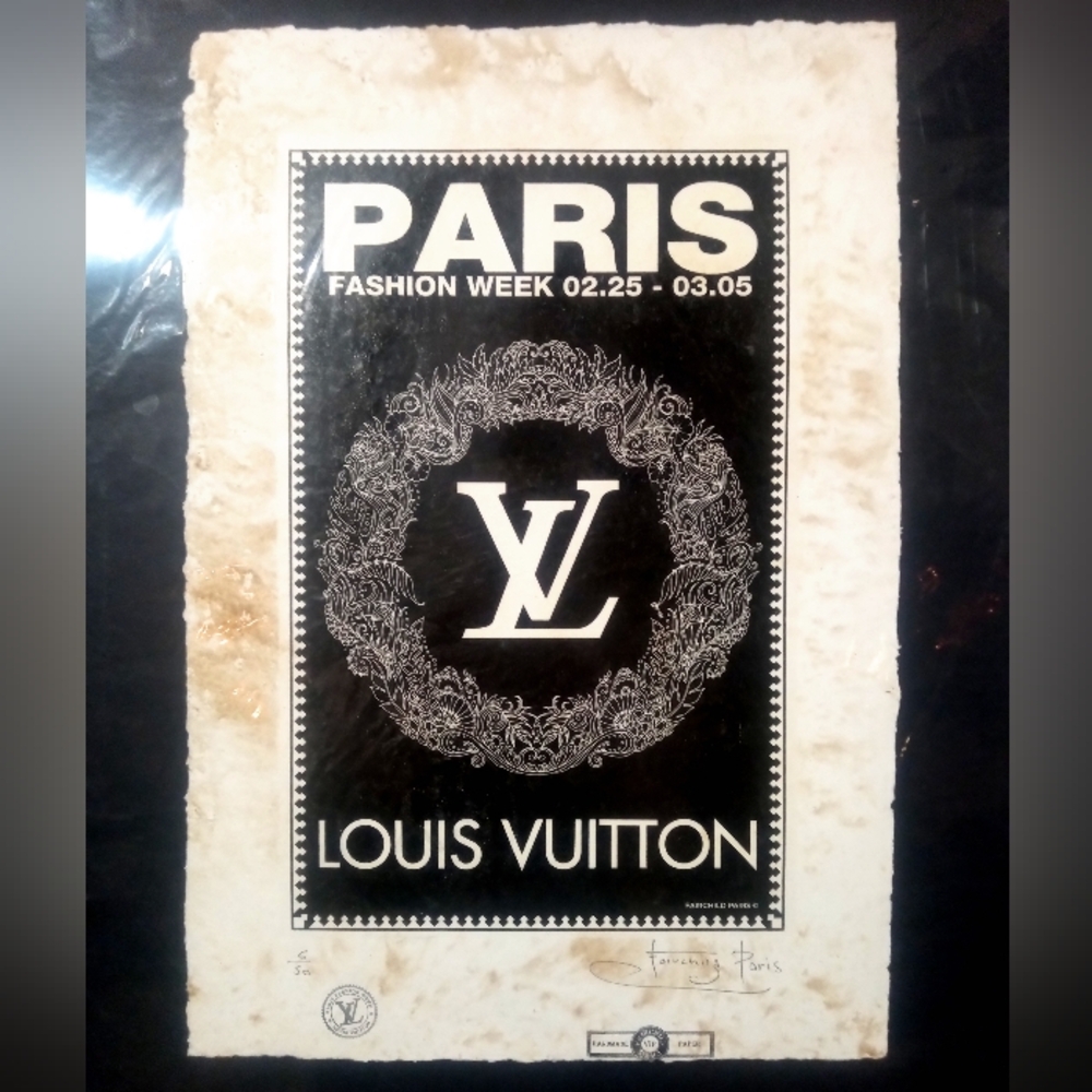 Louis Vuitton, Paris Fashion Week Ltd. Edition Print. By Fairchil…